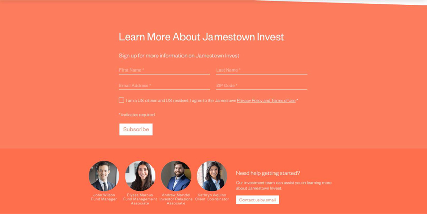 Form 1 A Jamestown Invest 1 Llc
